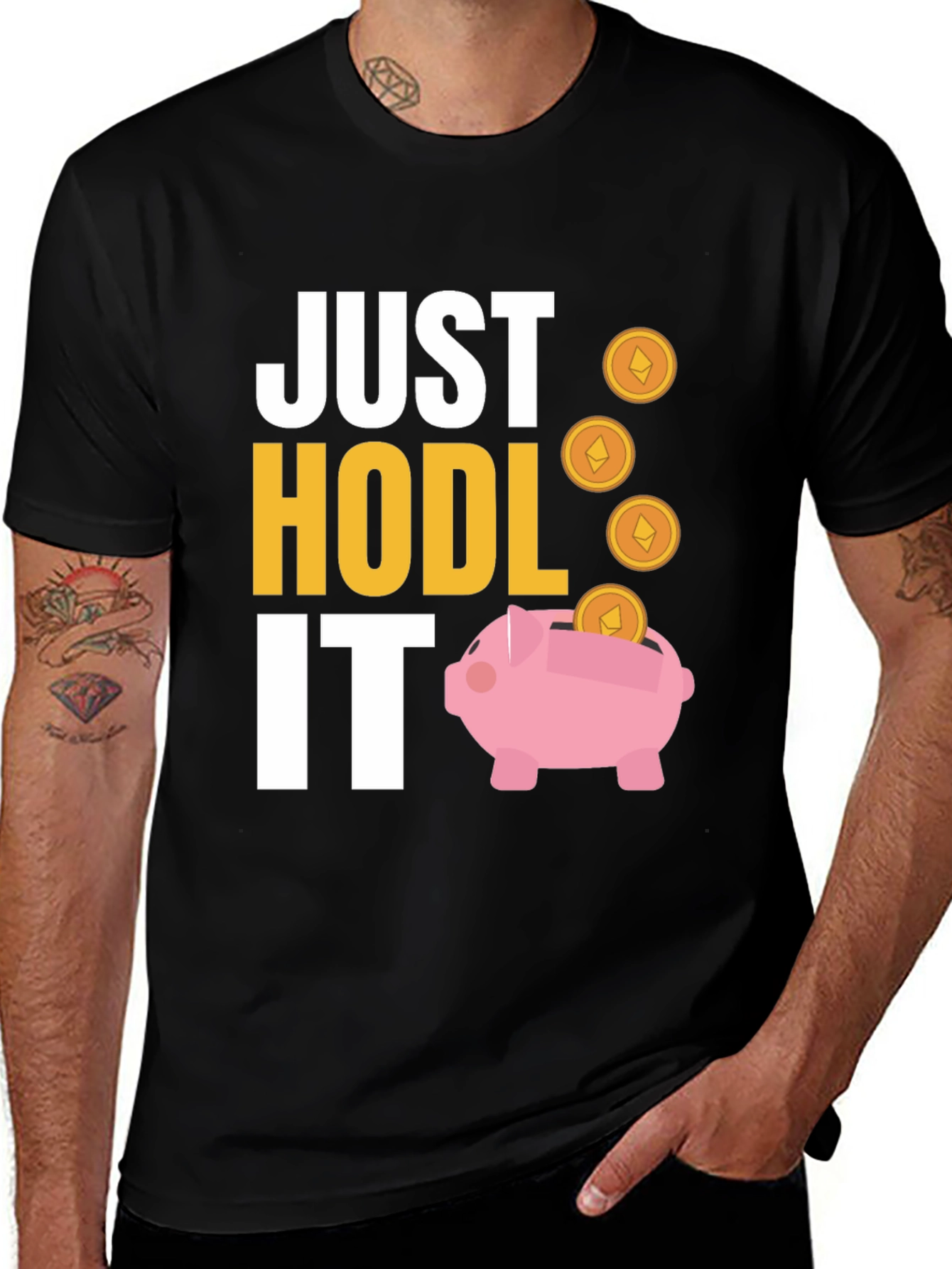 Camiseta Just Hodl It Cripto Inversión
