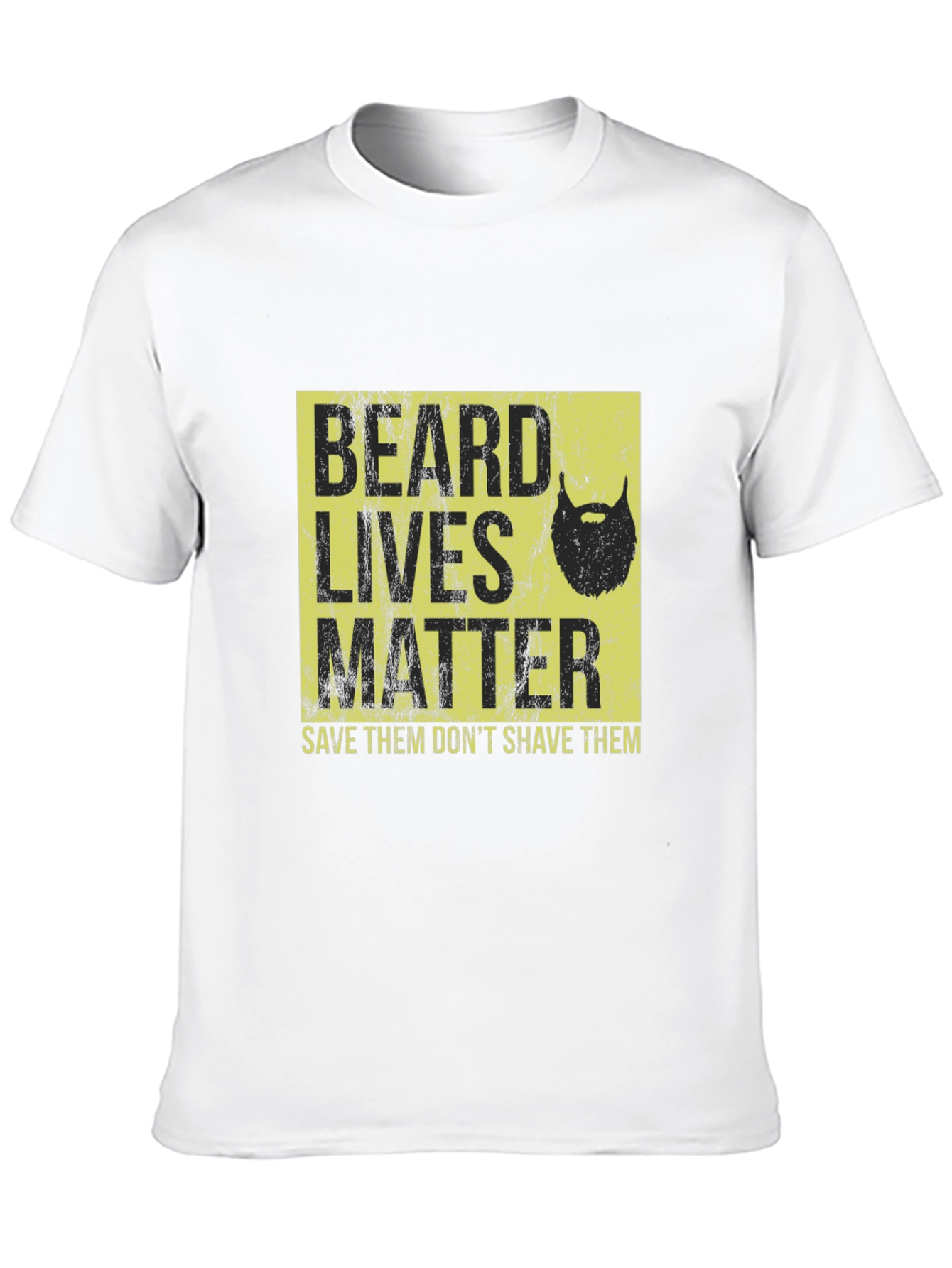 Camiseta Negra Beard Lives Matter - Salva Barbas