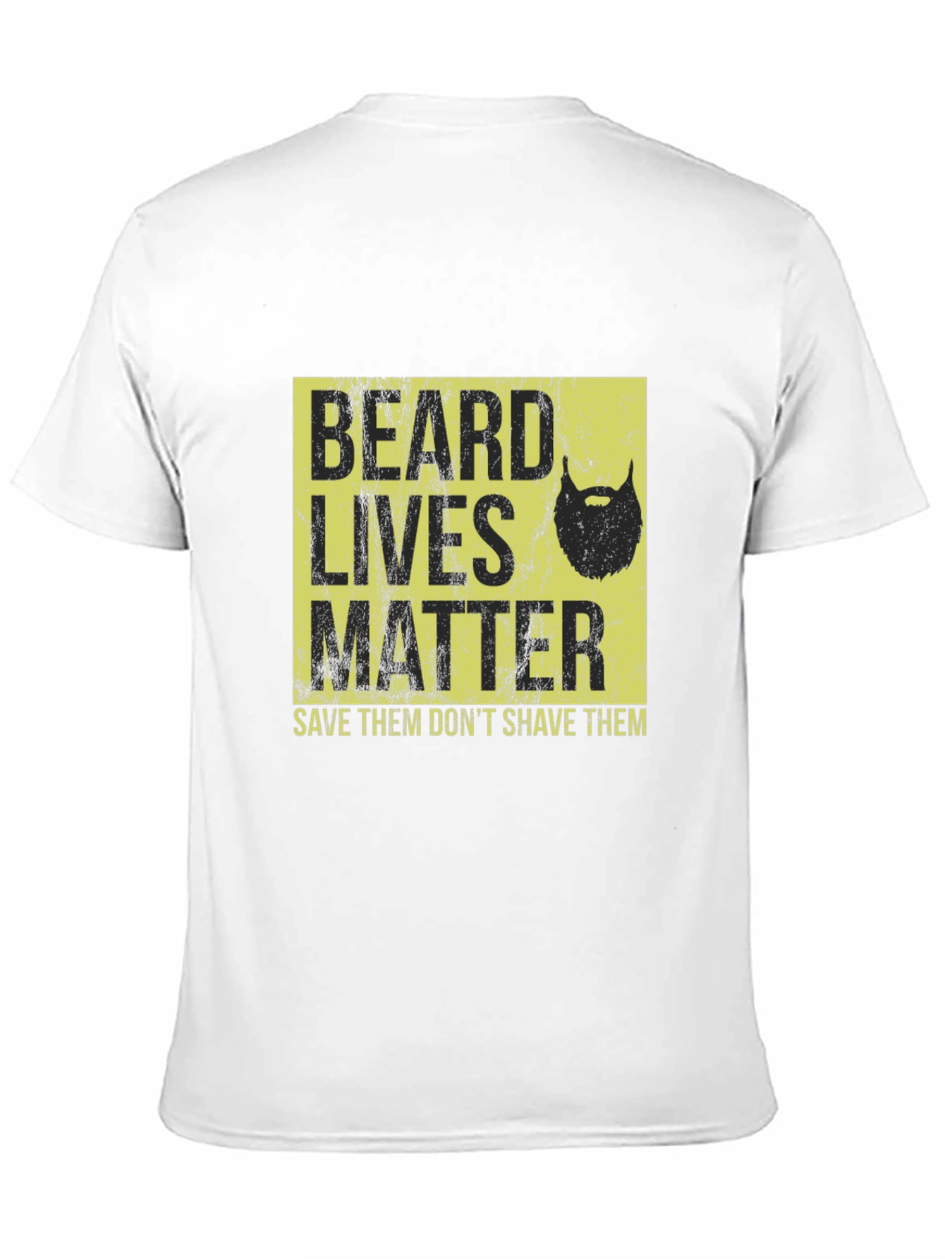 Camiseta Negra Beard Lives Matter - Salva Barbas