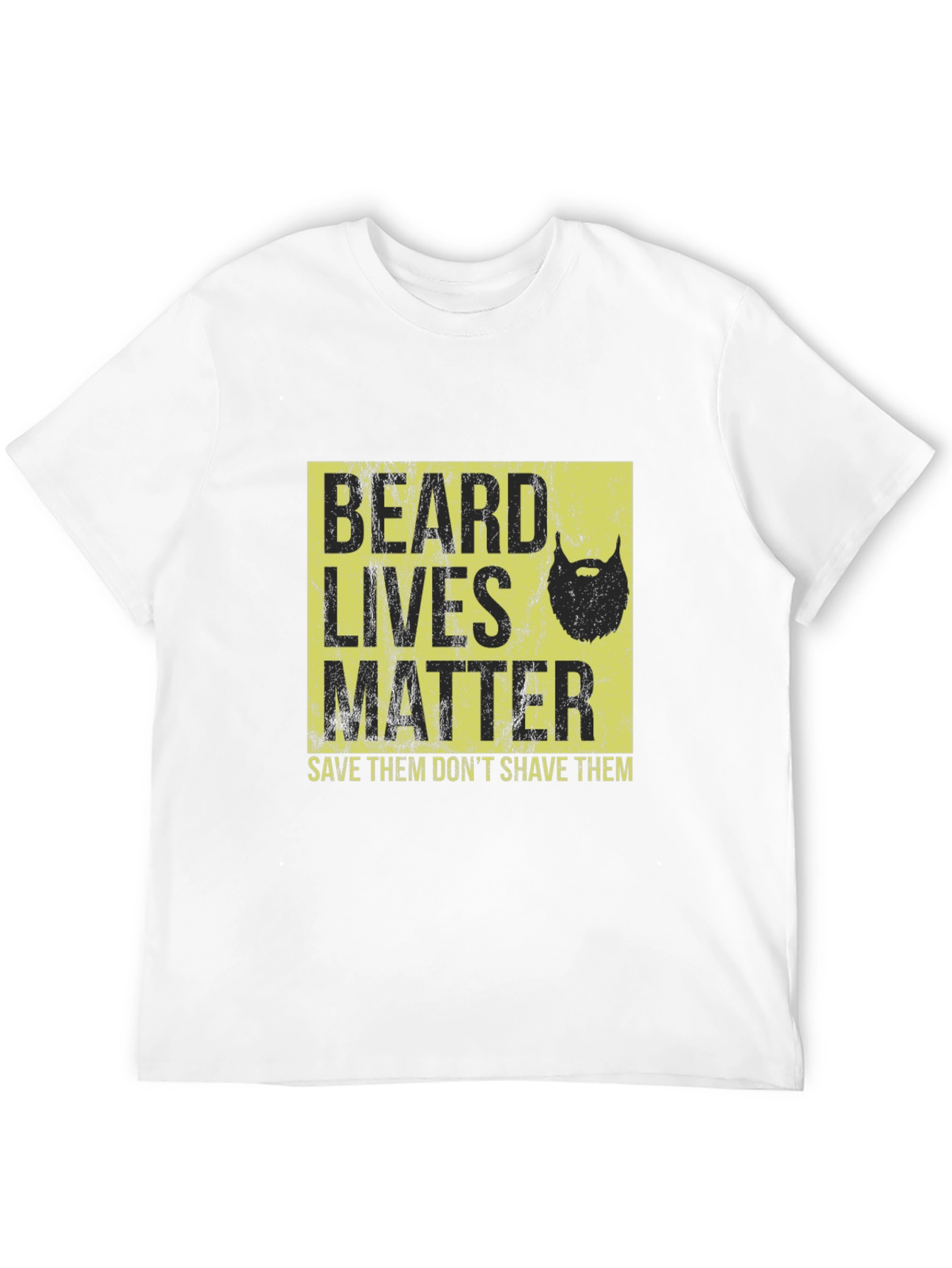 Camiseta Negra Beard Lives Matter - Salva Barbas