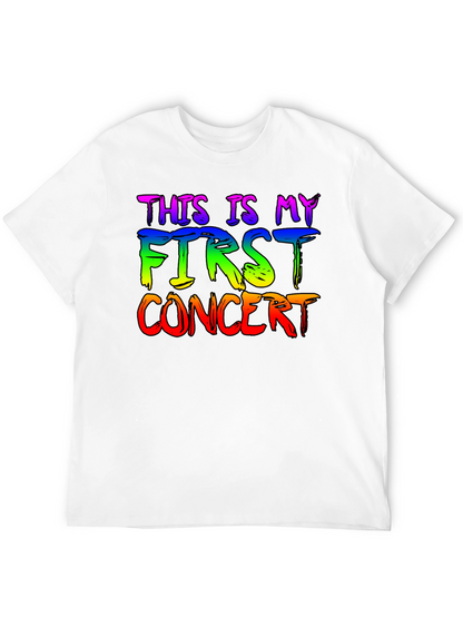 Camiseta Negra Mi Primer Concierto LGBT