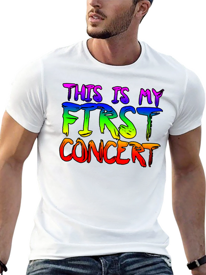 Camiseta Negra Mi Primer Concierto LGBT