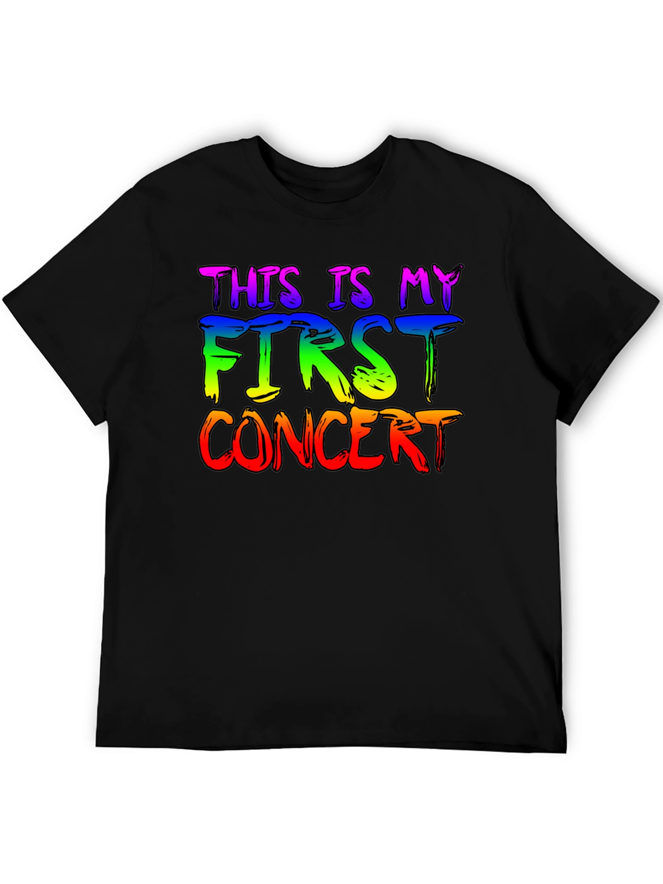 Camiseta Negra Mi Primer Concierto LGBT