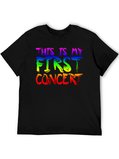 Camiseta Negra Mi Primer Concierto LGBT