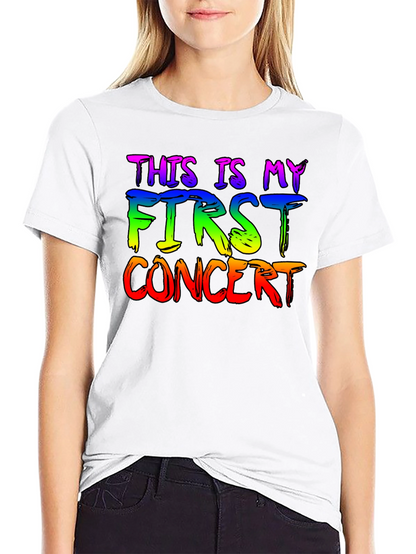 Camiseta Negra Mi Primer Concierto LGBT