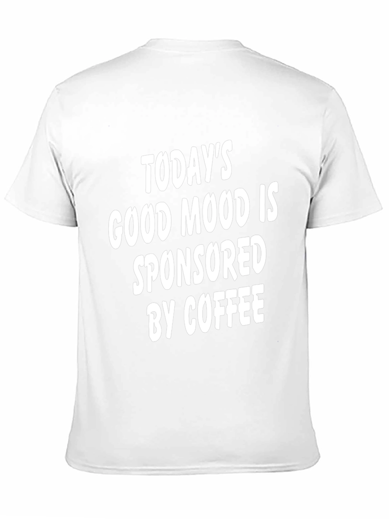 Camiseta Negra Buen Humor Patrocinado por Café