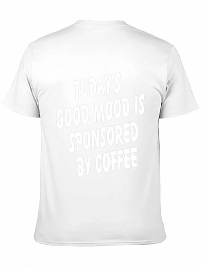 Camiseta Negra Buen Humor Patrocinado por Café