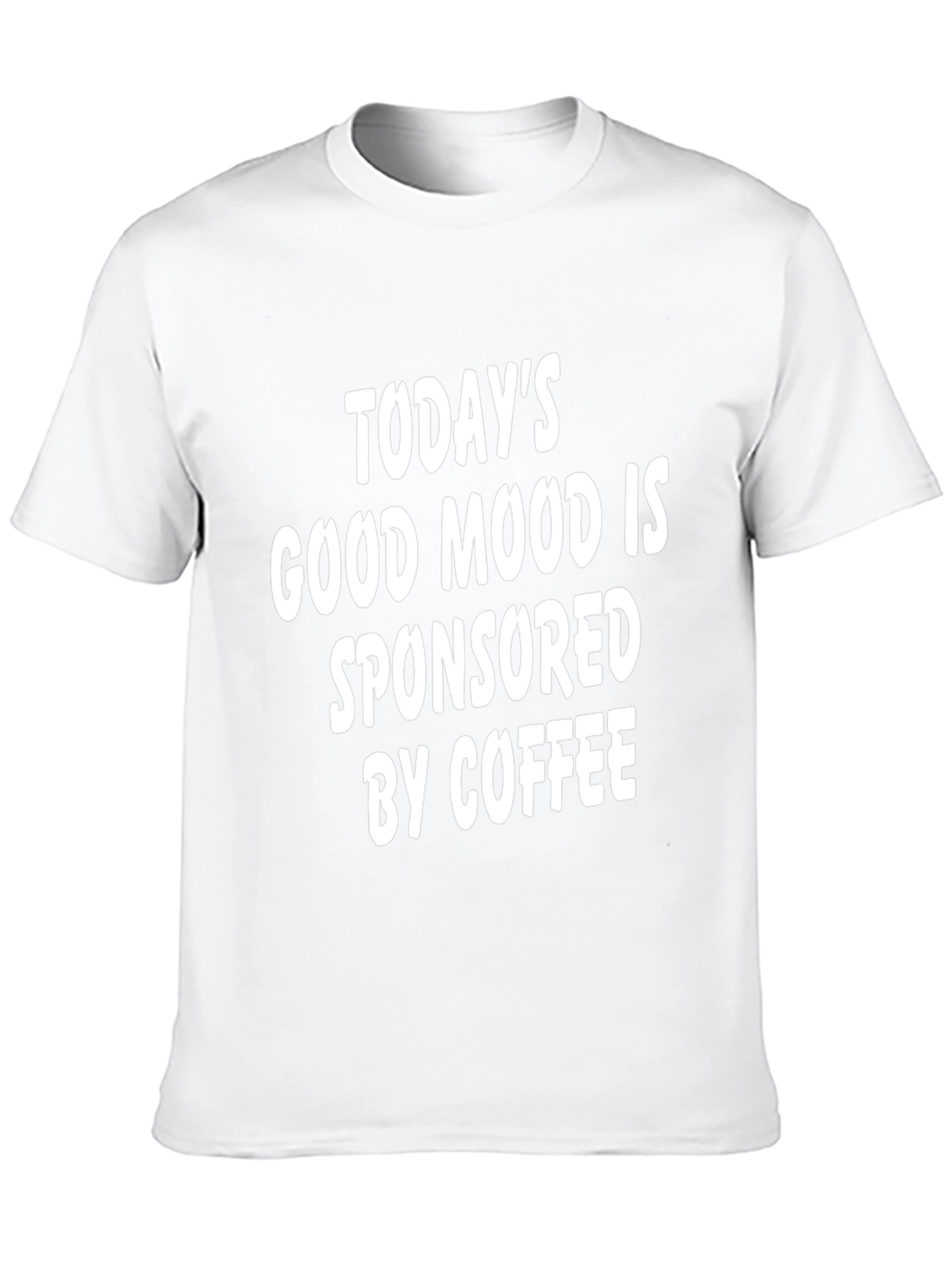 Camiseta Negra Buen Humor Patrocinado por Café