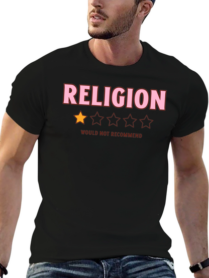 Camiseta Anti-Religión: No Recomendada