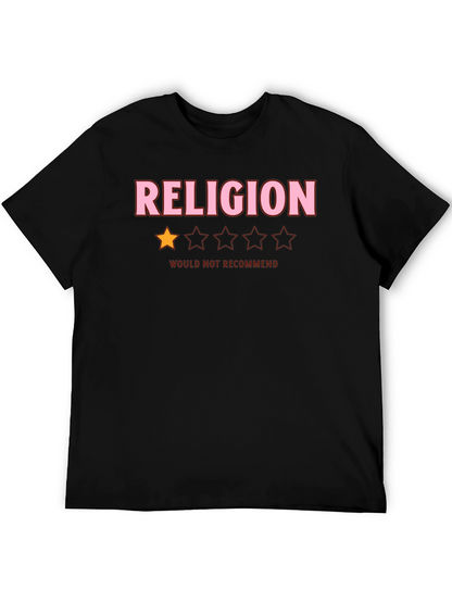 Camiseta Anti-Religión: No Recomendada