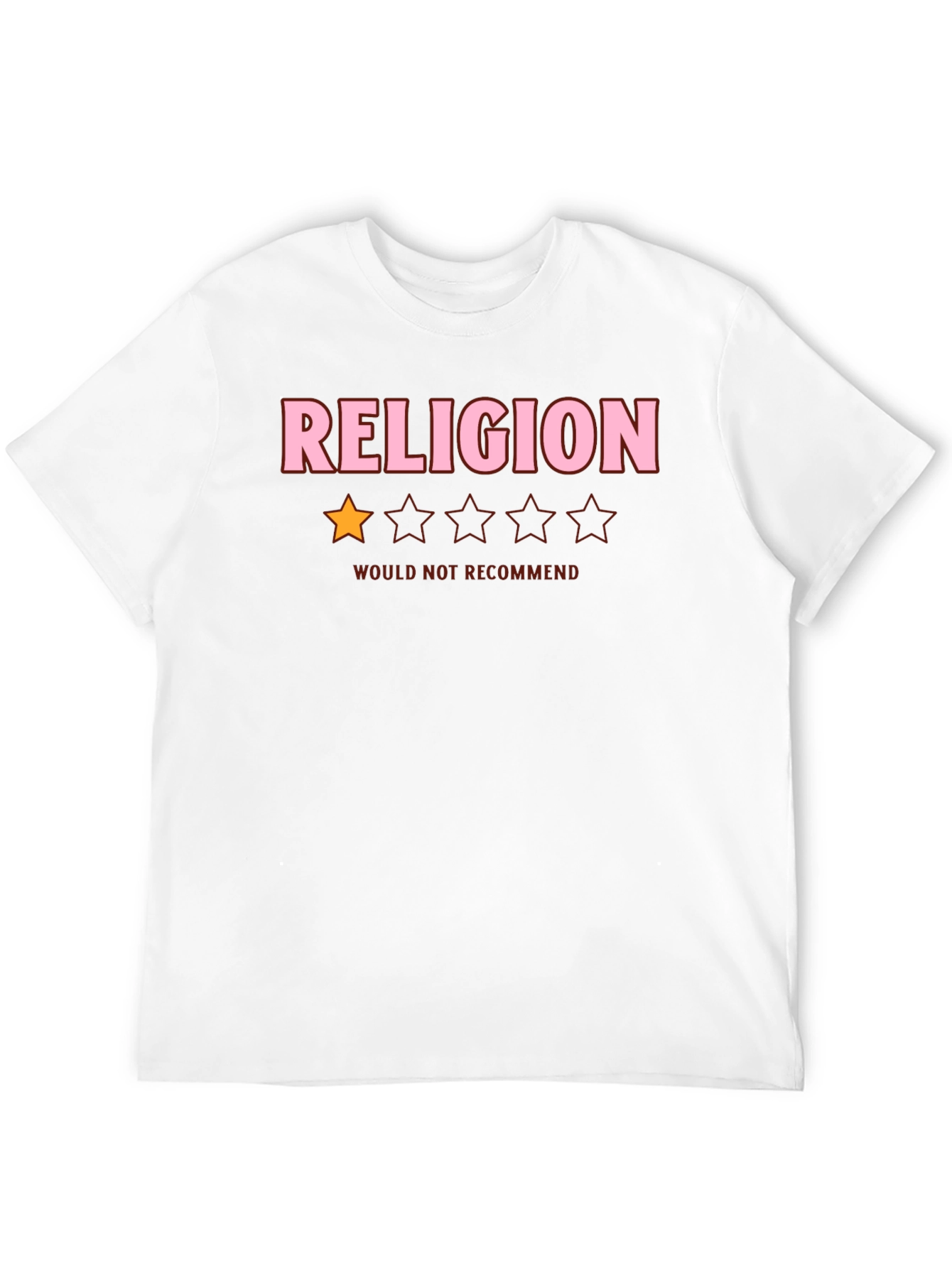 Camiseta Anti-Religión: No Recomendada