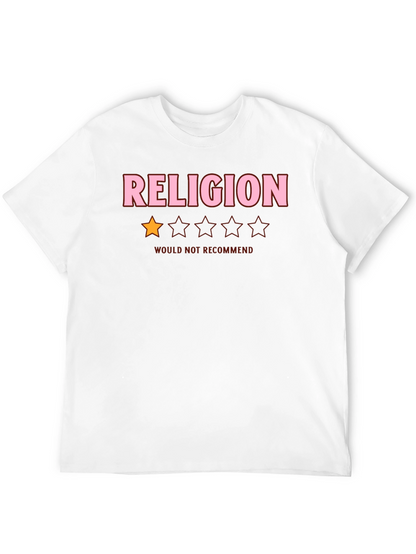 Camiseta Anti-Religión: No Recomendada