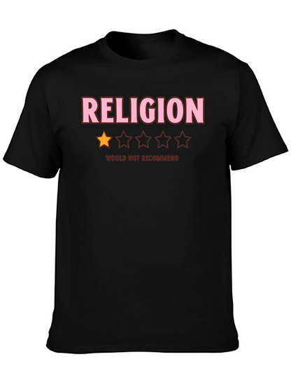 Camiseta Anti-Religión: No Recomendada