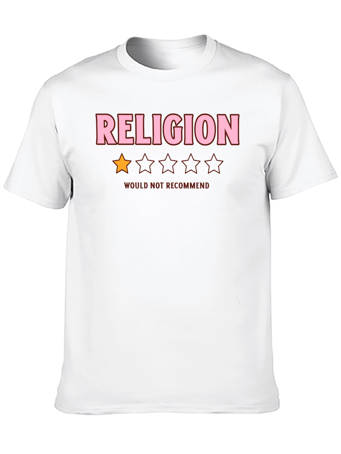 Camiseta Anti-Religión: No Recomendada
