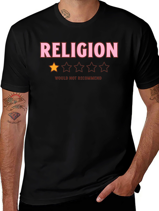 Camiseta Anti-Religión: No Recomendada