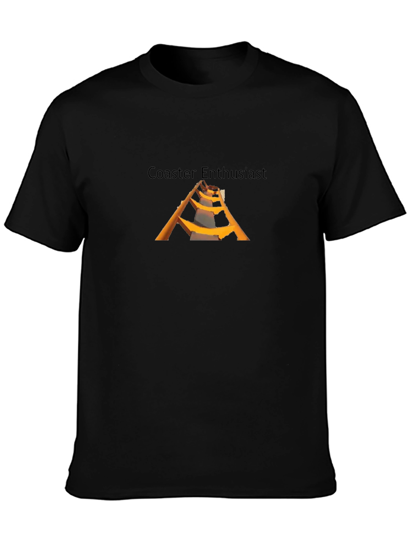 Camiseta Negra Coaster Enthusiast