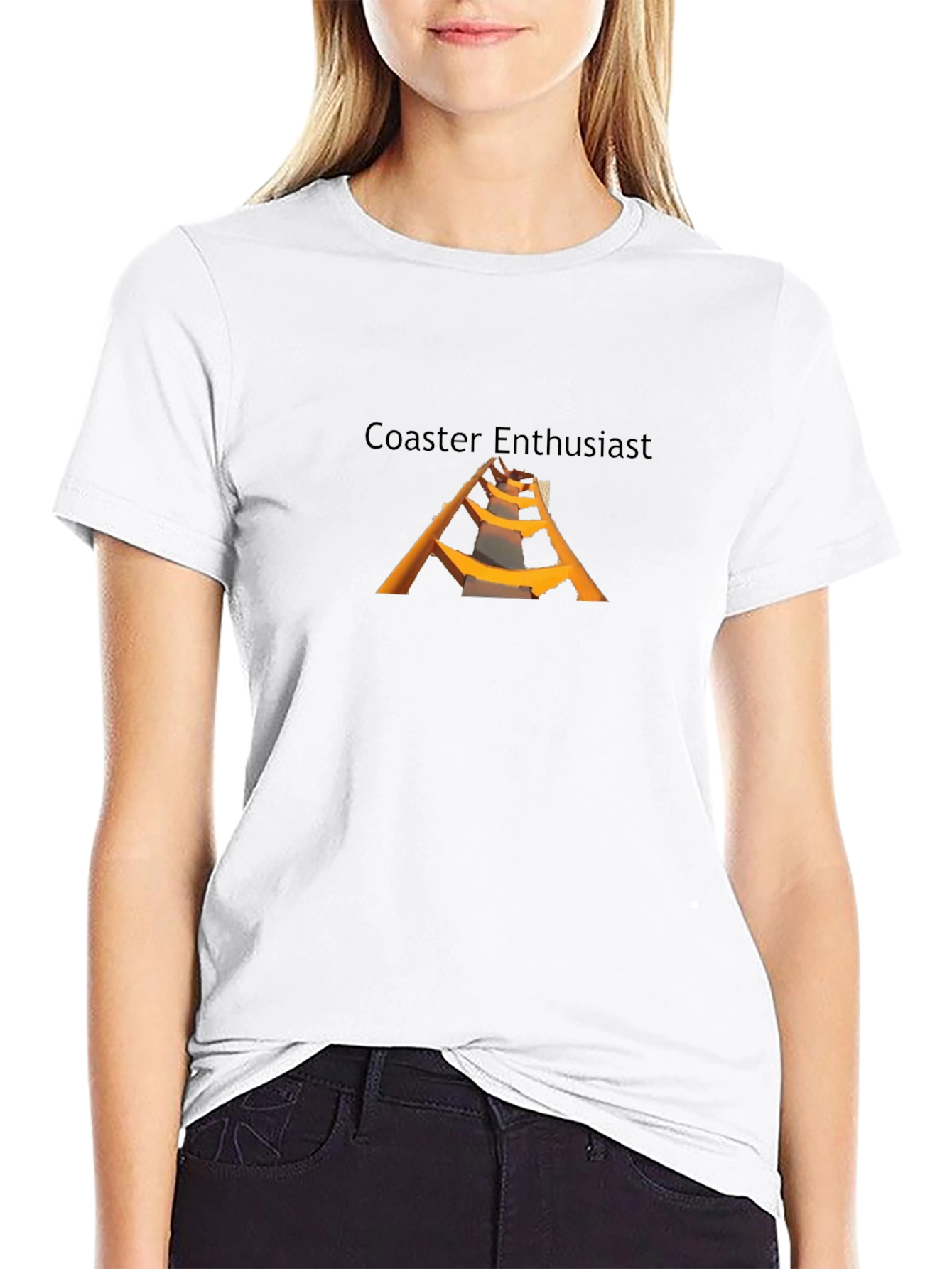 Camiseta Negra Coaster Enthusiast