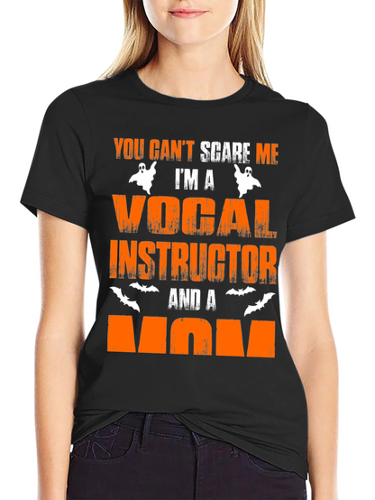 Camiseta Halloween Instructora Vocal y Mamá