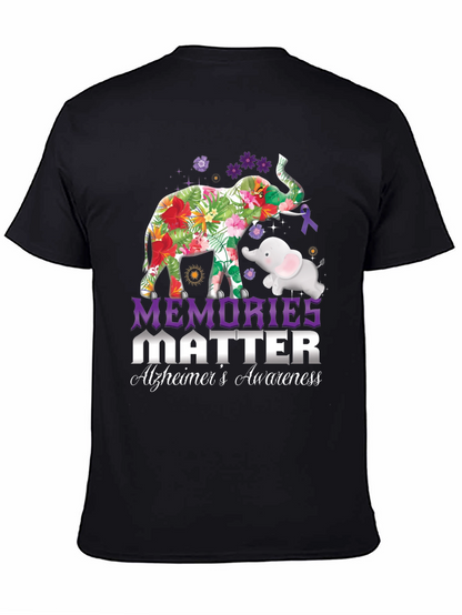 Camiseta Concientización Alzheimer Memories Matter