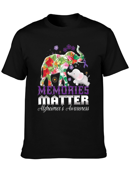 Camiseta Concientización Alzheimer Memories Matter
