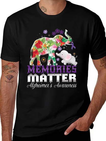 Camiseta Concientización Alzheimer Memories Matter