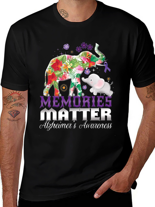 Camiseta Concientización Alzheimer Memories Matter