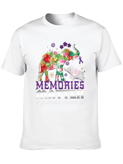 Camiseta Concientización Alzheimer Memories Matter