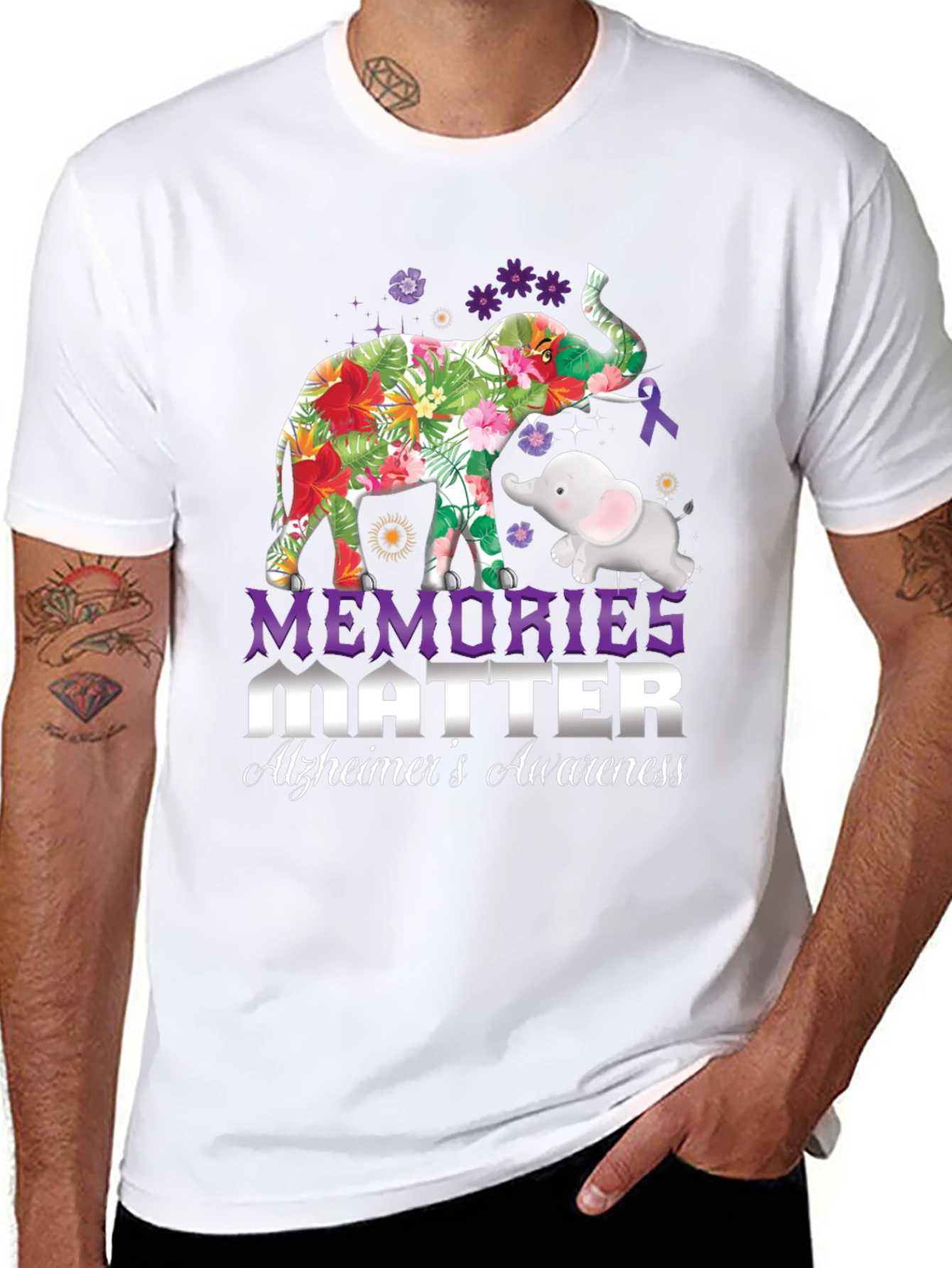 Camiseta Concientización Alzheimer Memories Matter