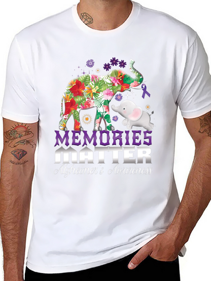 Camiseta Concientización Alzheimer Memories Matter