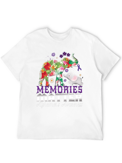 Camiseta Concientización Alzheimer Memories Matter