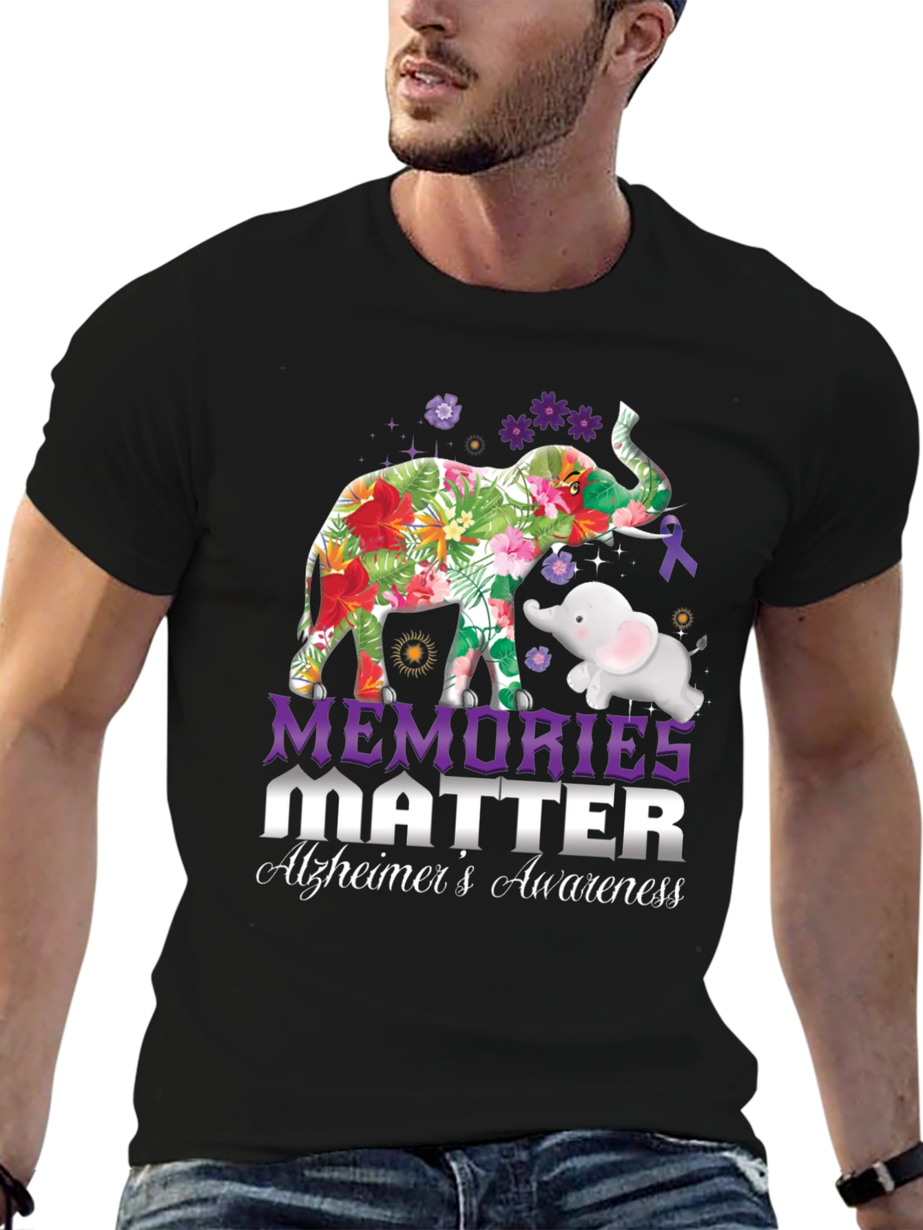 Camiseta Concientización Alzheimer Memories Matter