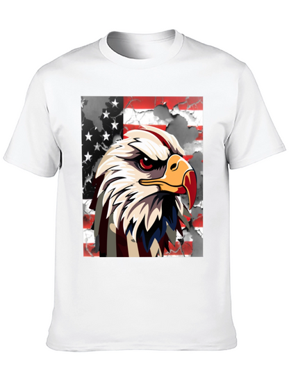 Camiseta Negra con Águila Americana