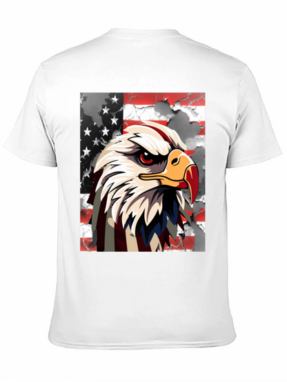 Camiseta Negra con Águila Americana