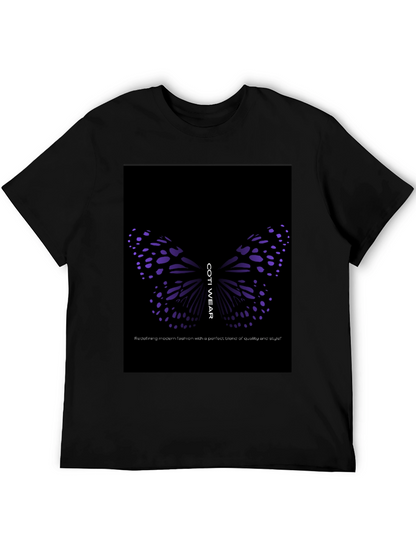 Camiseta Negra con Diseño de Mariposa Coti Wear