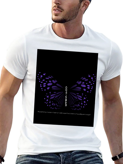 Camiseta Negra con Diseño de Mariposa Coti Wear