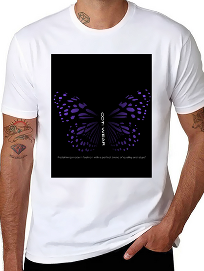 Camiseta Negra con Diseño de Mariposa Coti Wear