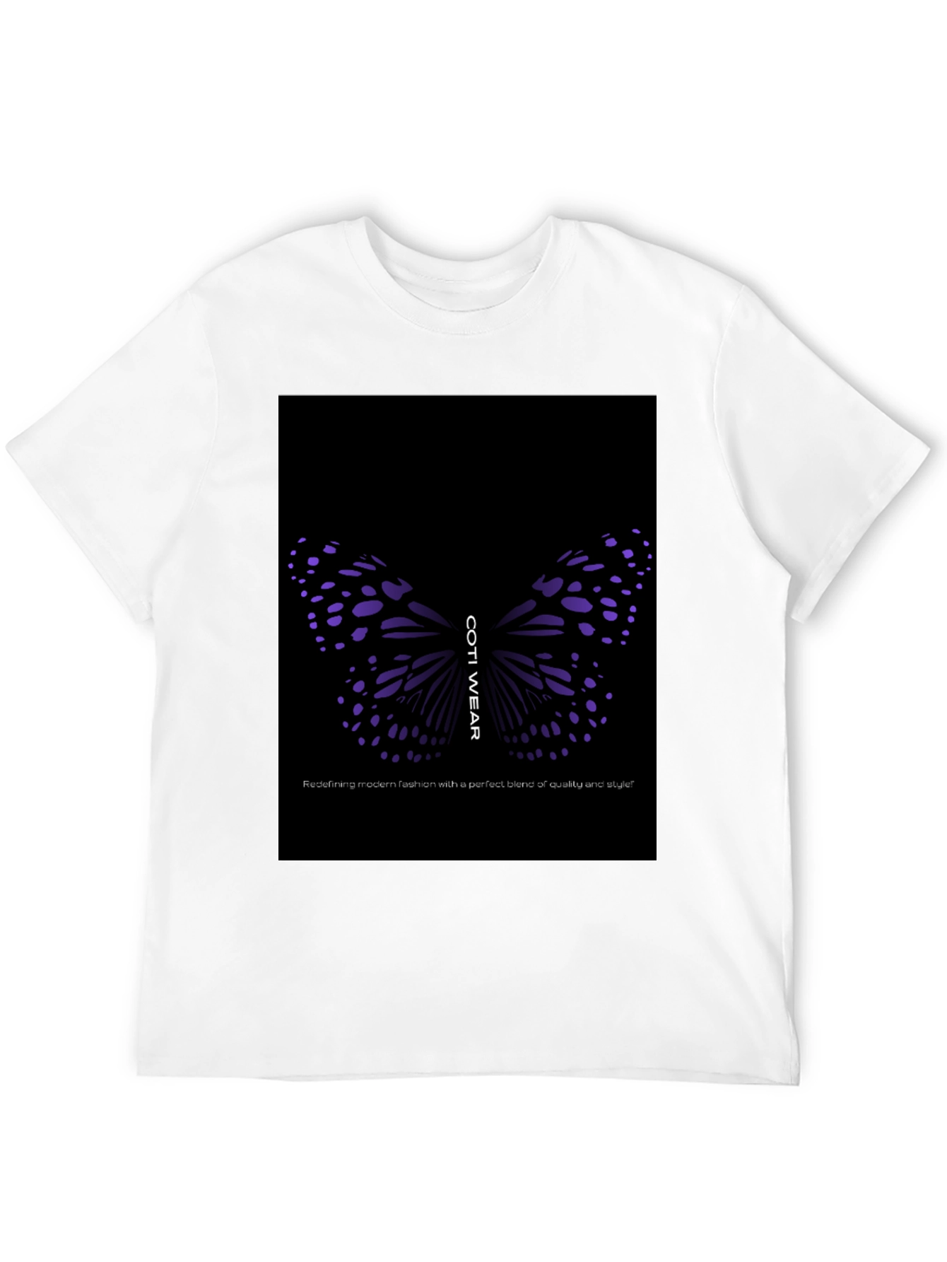 Camiseta Negra con Diseño de Mariposa Coti Wear