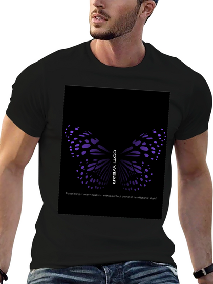 Camiseta Negra con Diseño de Mariposa Coti Wear
