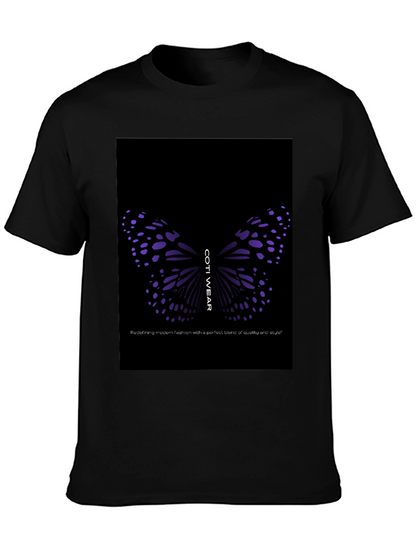 Camiseta Negra con Diseño de Mariposa Coti Wear