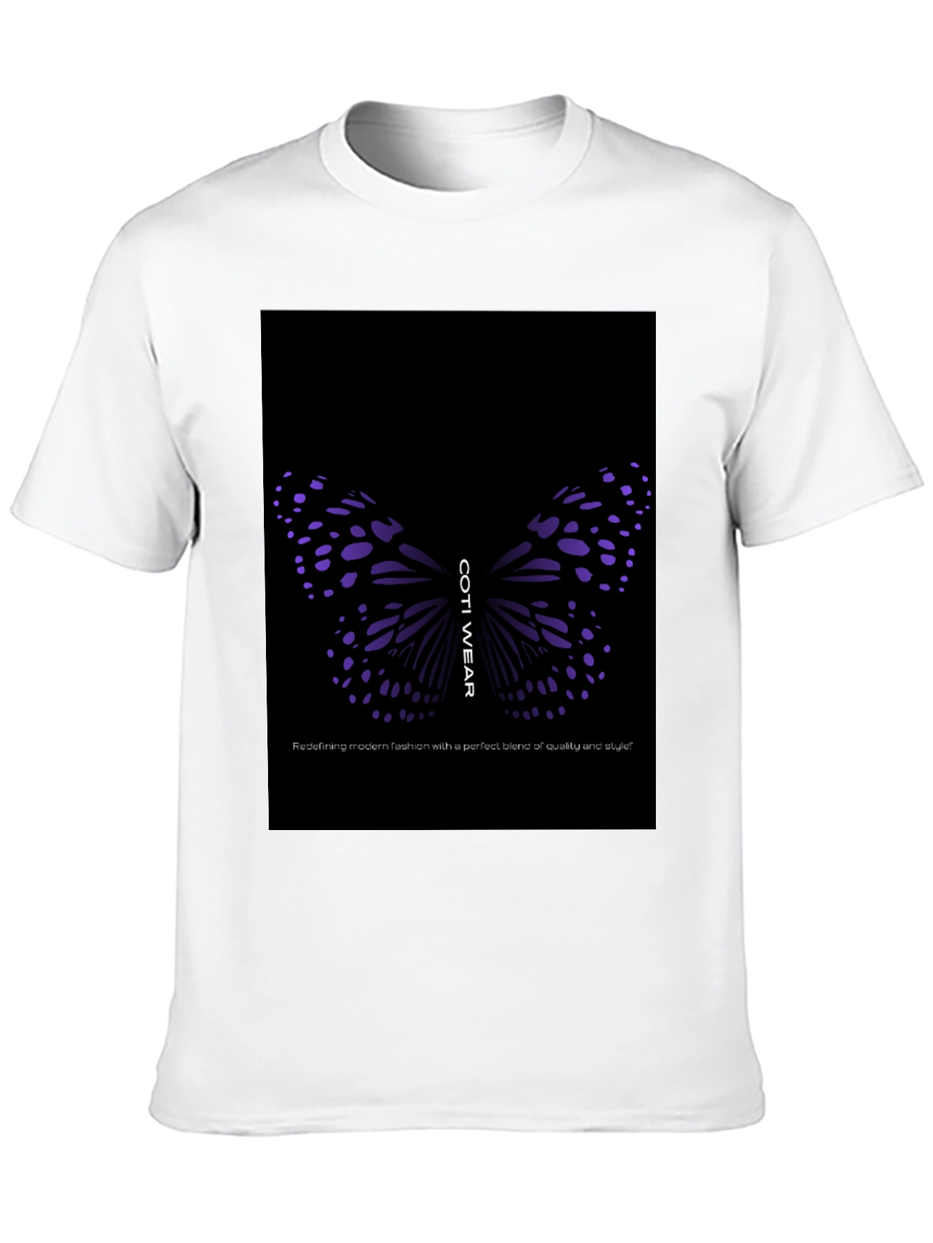 Camiseta Negra con Diseño de Mariposa Coti Wear