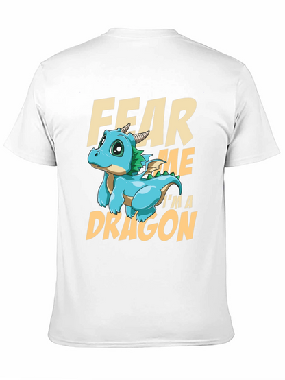 Camiseta Negra con Diseño de Dragón