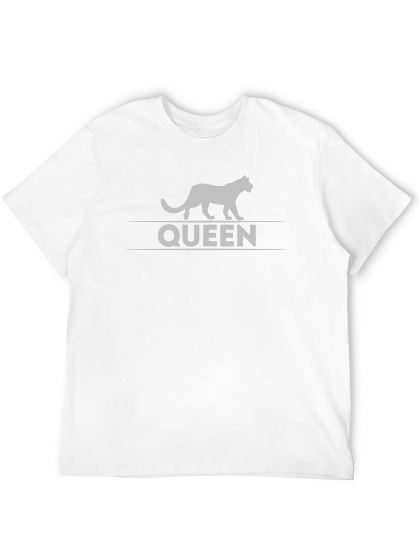 Camiseta Negra Reina Felina - Estilo Único