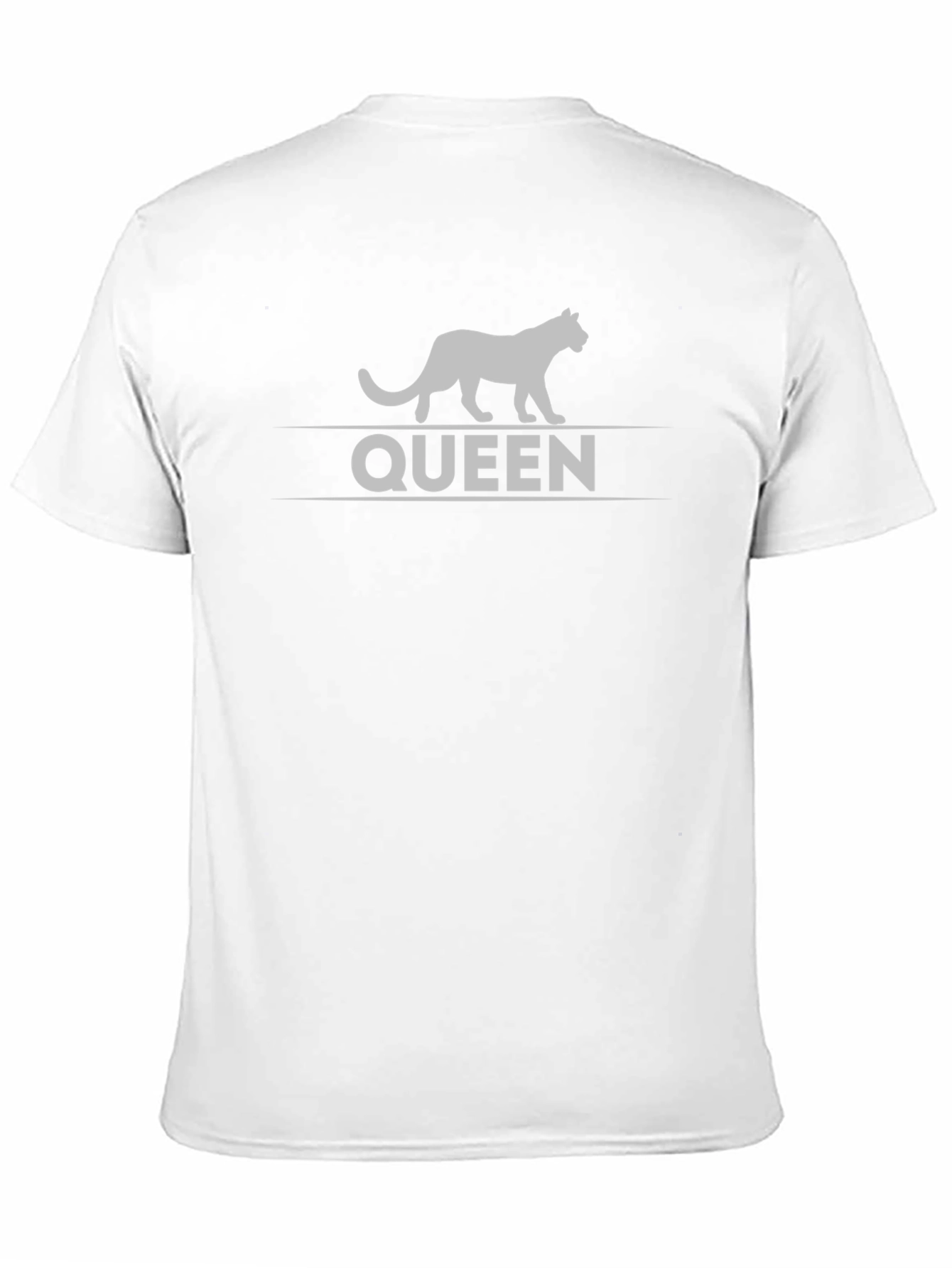 Camiseta Negra Reina Felina - Estilo Único