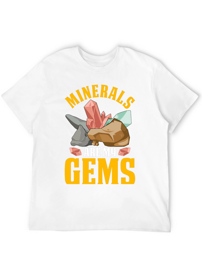 Camiseta Minerales Son Mis Gemas Negra