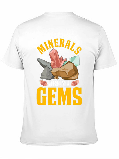 Camiseta Minerales Son Mis Gemas Negra