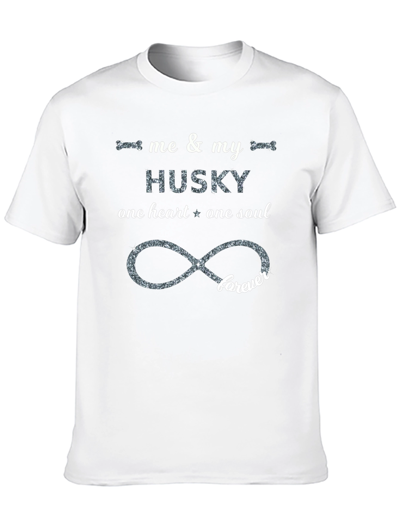 Camiseta Negra Me & My Husky