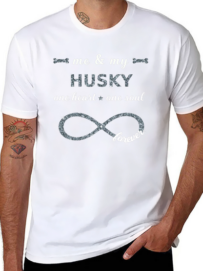 Camiseta Negra Me & My Husky