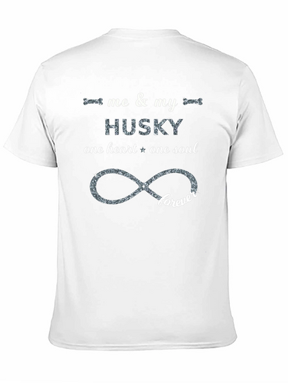 Camiseta Negra Me & My Husky