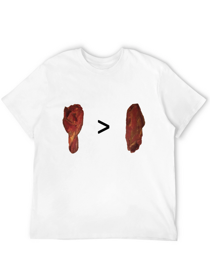 Camiseta Negra con Diseño Divertido de Pollo