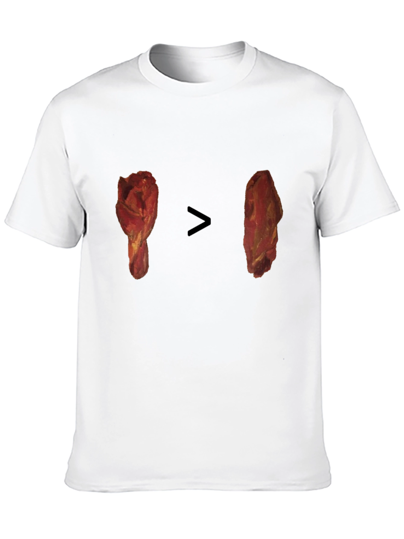 Camiseta Negra con Diseño Divertido de Pollo